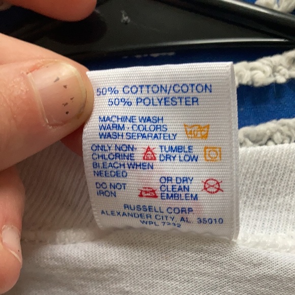 Vintage Class of 96 90โs Unisex Graphic Tee White Blue Large - Picture 6 of 8